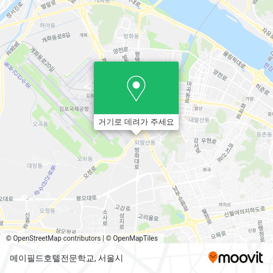 메이필드호텔전문학교 지도