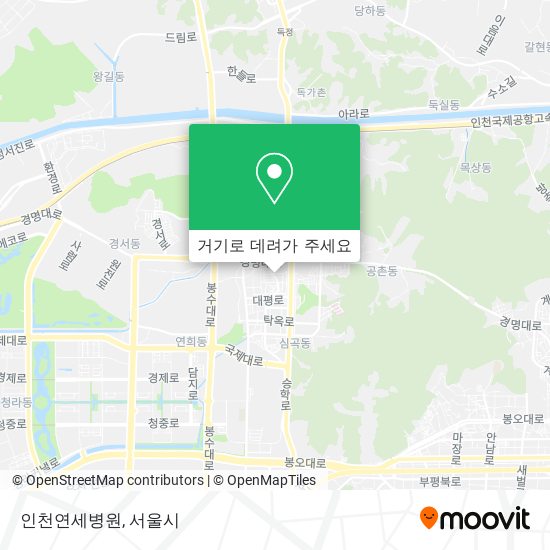 인천연세병원 지도