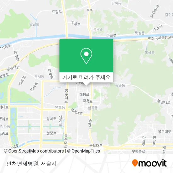 인천연세병원 지도