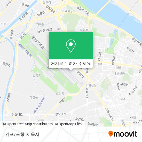 김포/포항 지도