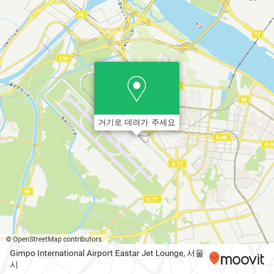 Gimpo International Airport Eastar Jet Lounge 지도