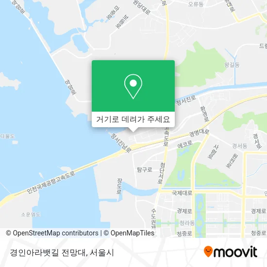 경인아라뱃길 전망대 지도