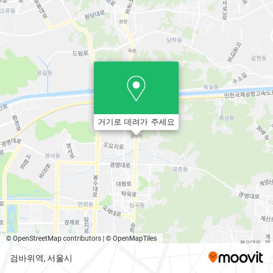 검바위역 지도