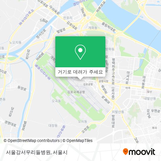 서울강서우리들병원 지도