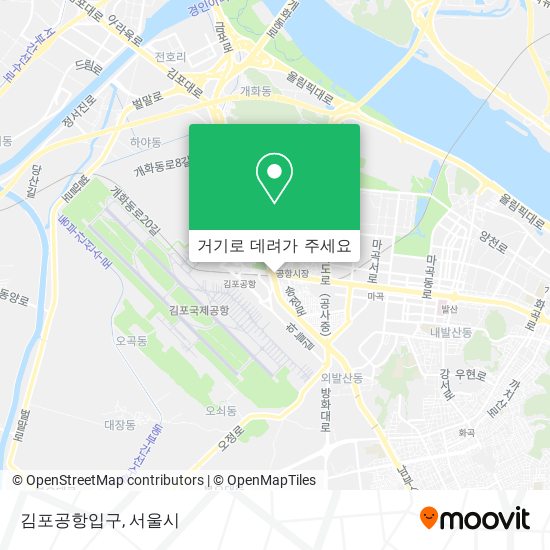 김포공항입구 지도