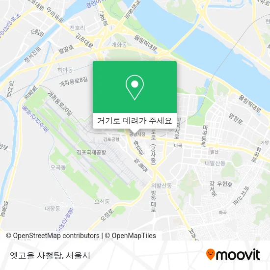 옛고을 사철탕 지도