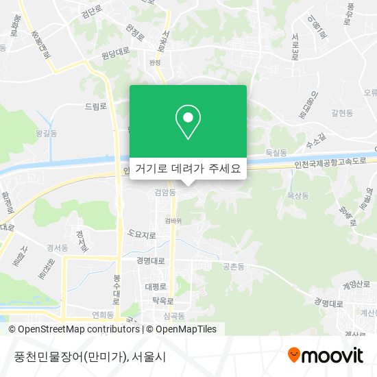 풍천민물장어(만미가) 지도