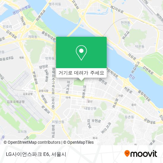 LG사이언스파크 E6 지도