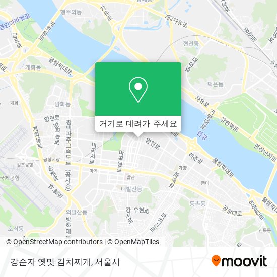 강순자 옛맛 김치찌개 지도