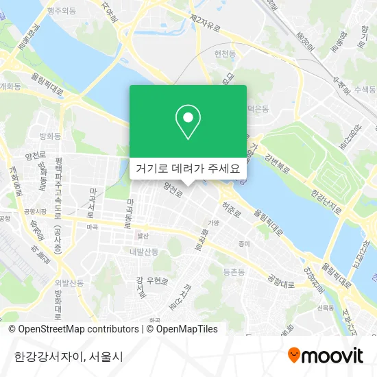 한강강서자이 지도
