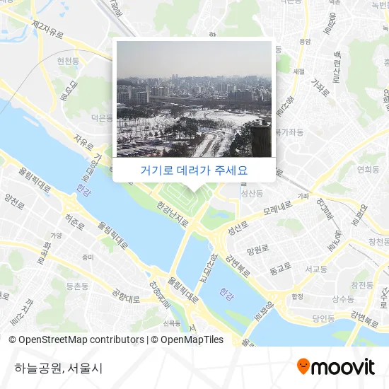 하늘공원 지도