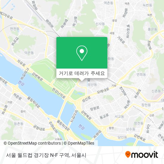 서울 월드컵 경기장 N-F 구역 지도