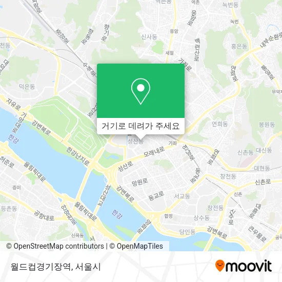 월드컵경기장역 지도