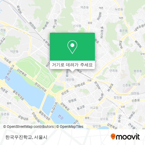 한국우진학교 지도