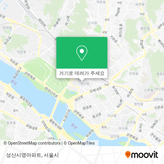 성산시영아파트 지도