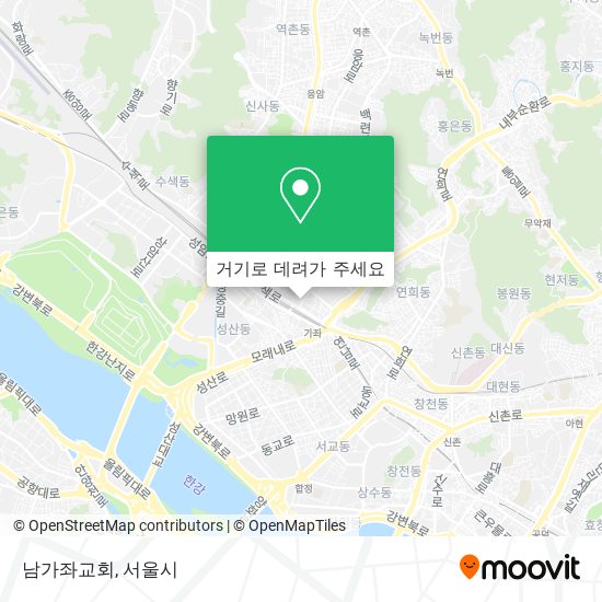 남가좌교회 지도