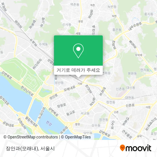 장안과(모래내) 지도