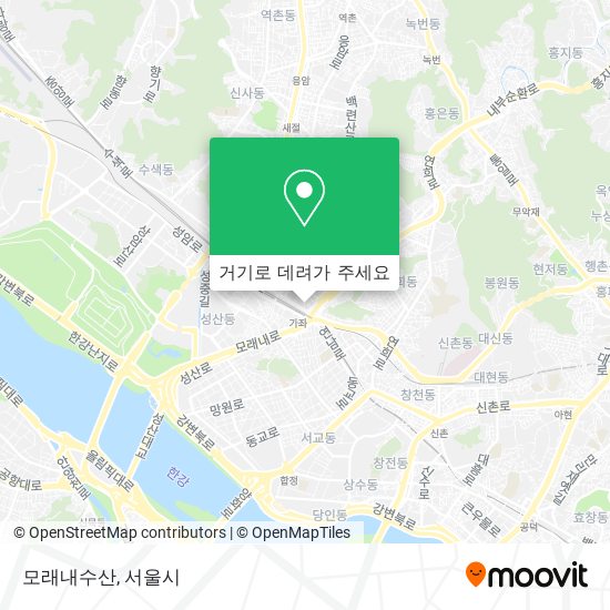 모래내수산 지도