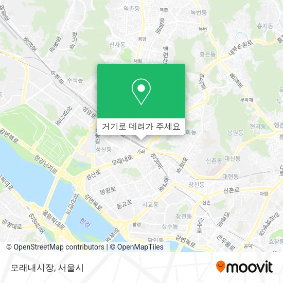 모래내시장 지도