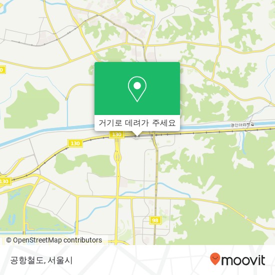 공항철도 지도