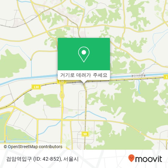 검암역입구 (ID: 42-852) 지도