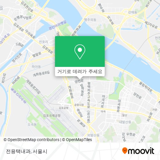 전용택내과 지도