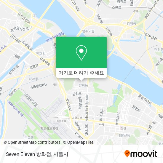 Seven Eleven 방화점 지도