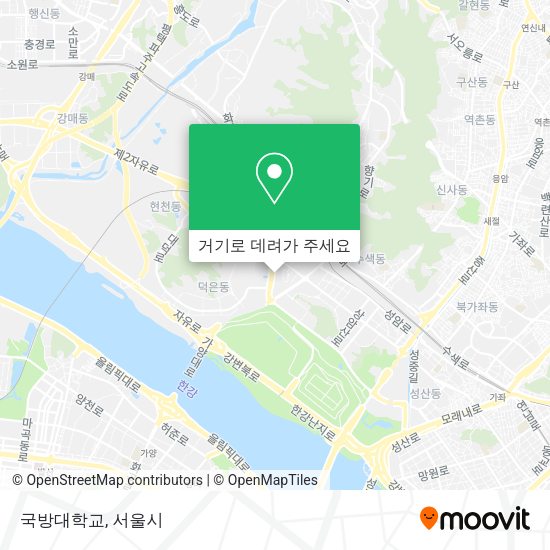 국방대학교 지도