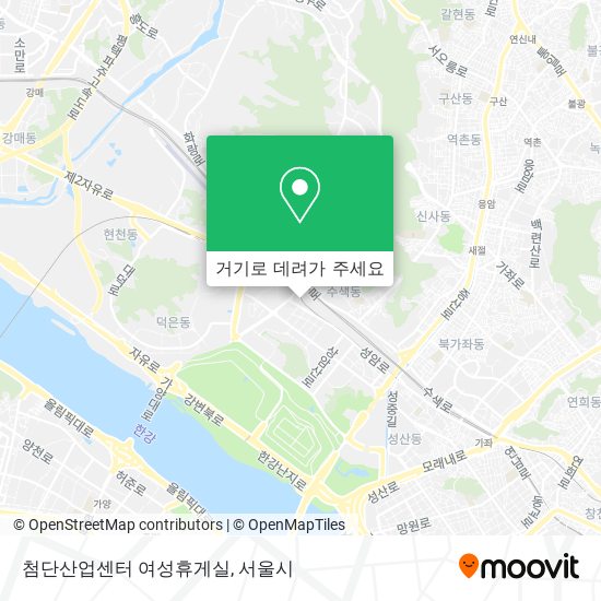 첨단산업센터 여성휴게실 지도