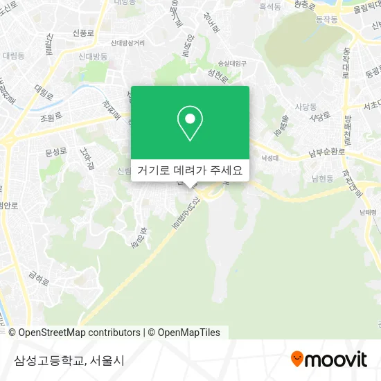 삼성고등학교 지도