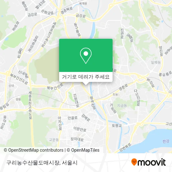 구리농수산물도매시장 지도