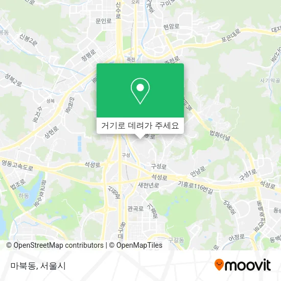 마북동 지도