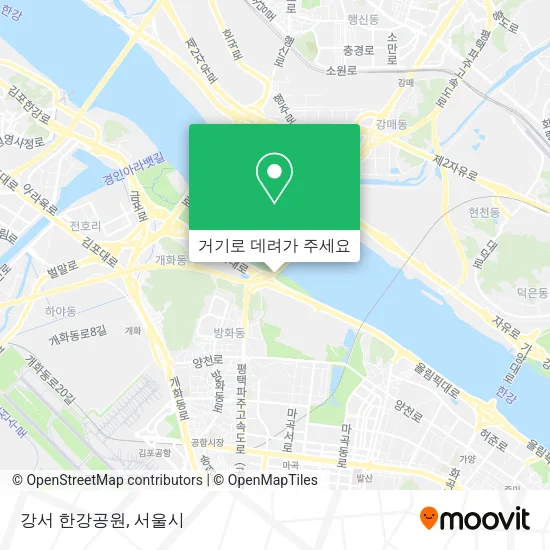 강서 한강공원 지도
