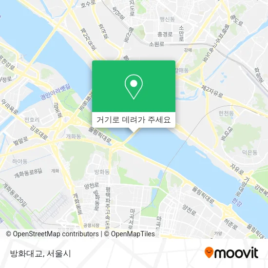 방화대교 지도