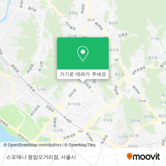 스포애니 응암오거리점 지도