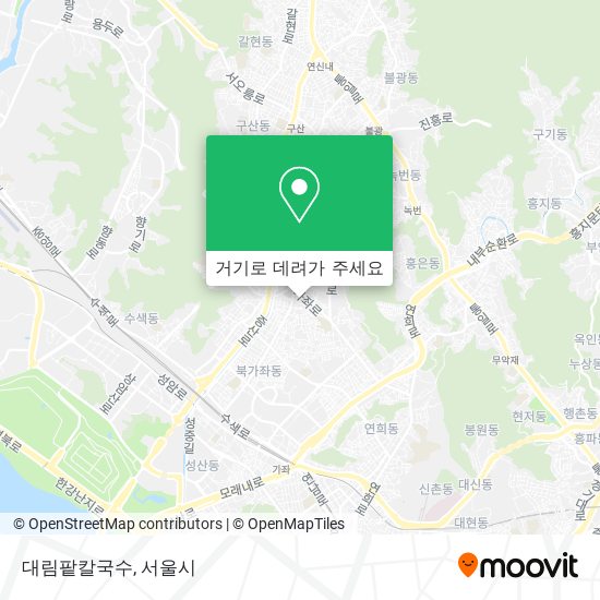 대림팥칼국수 지도