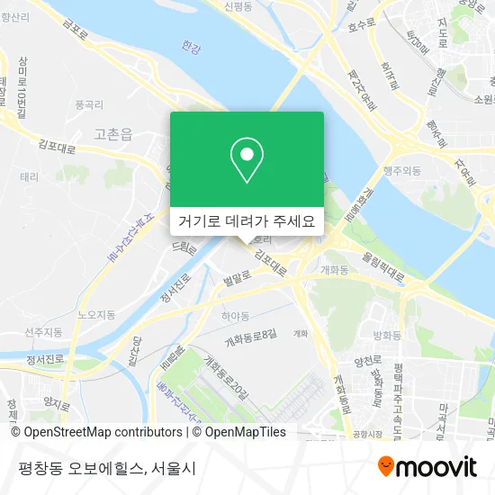평창동 오보에힐스 지도