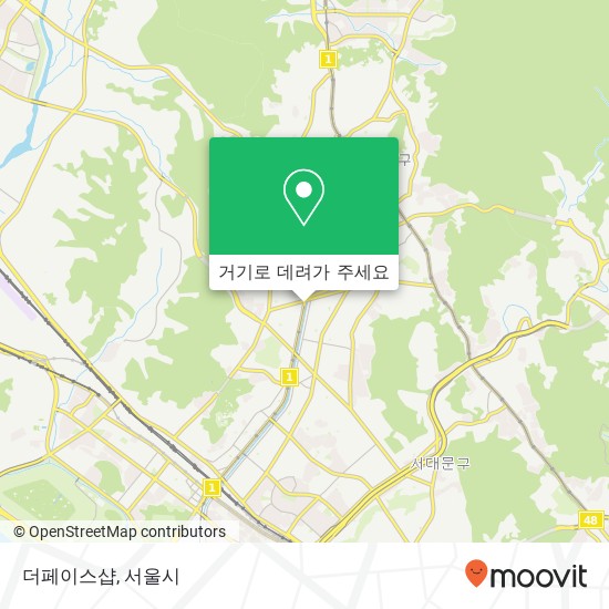 더페이스샵 지도