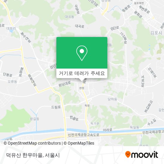 덕유산 한우마을 지도