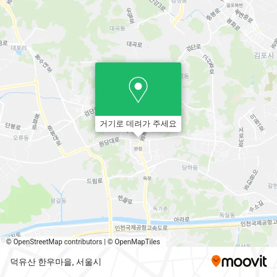 덕유산 한우마을 지도