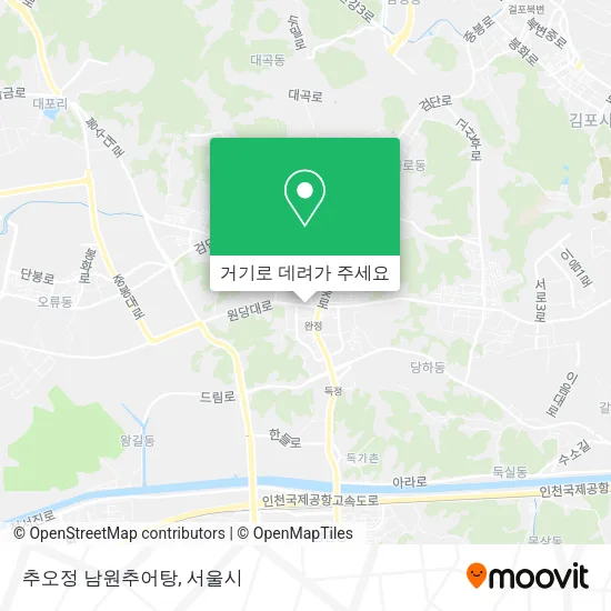 추오정 남원추어탕 지도