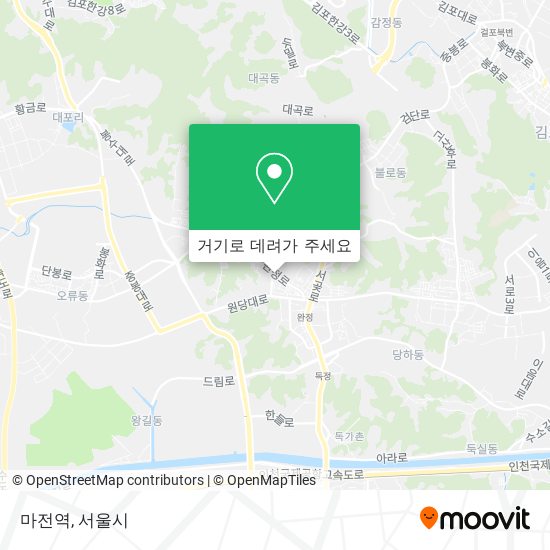 마전역 지도