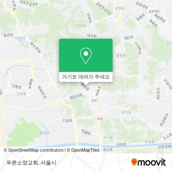 푸른소망교회 지도