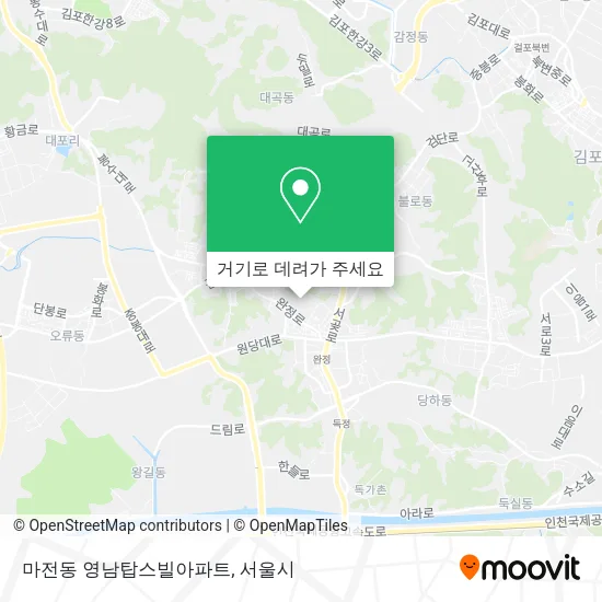 마전동 영남탑스빌아파트 지도