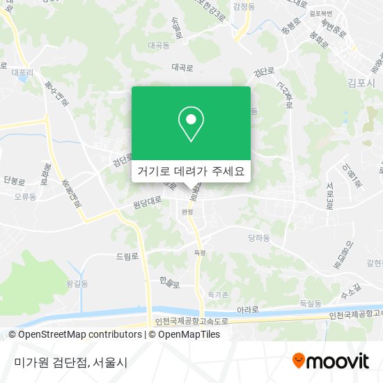 미가원 검단점 지도