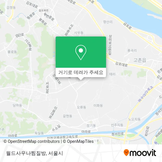 월드사우나찜질방 지도