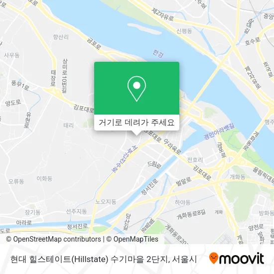 현대 힐스테이트(Hillstate) 수기마을 2단지 지도