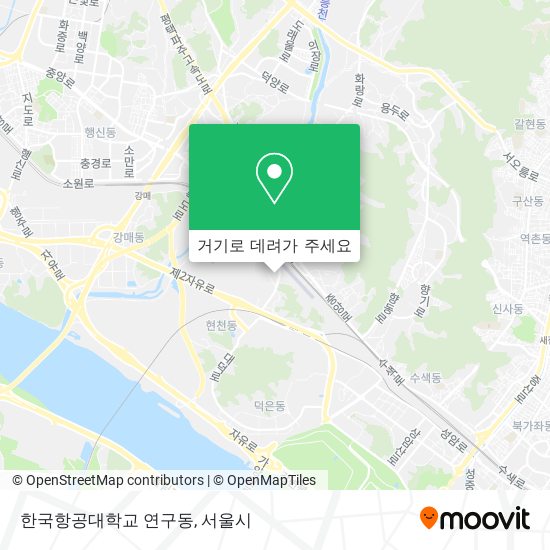 한국항공대학교 연구동 지도