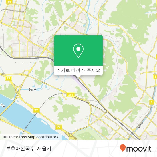 부추마산국수 지도