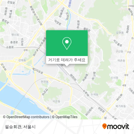 필승회관 지도